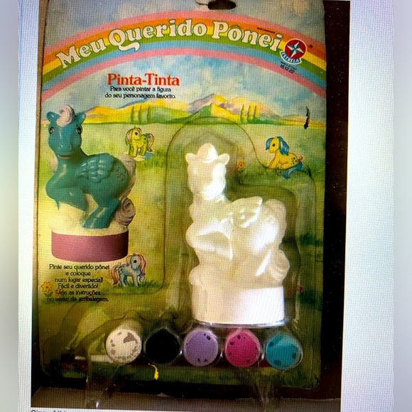 MY LITTLE PONY G1 VTG 1984 PAINTABLE PLASTIC PEGASUS MEDLEY PONY FIGURE RARE - Picture 2 of 12